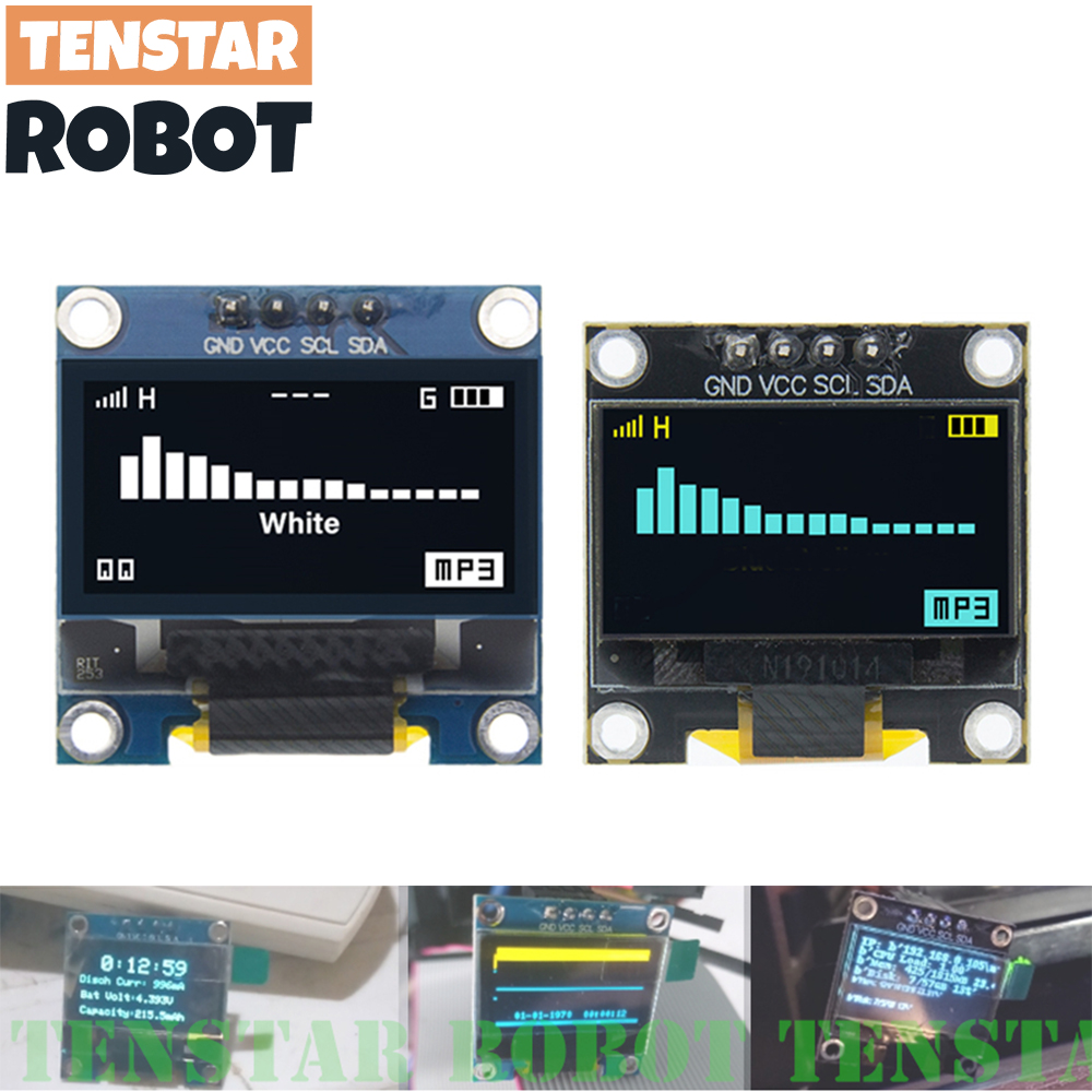Ssd1306 - TENSTAR 0.96 インチ OLED SSD1306 ホワイト/ブルー/イエロー
