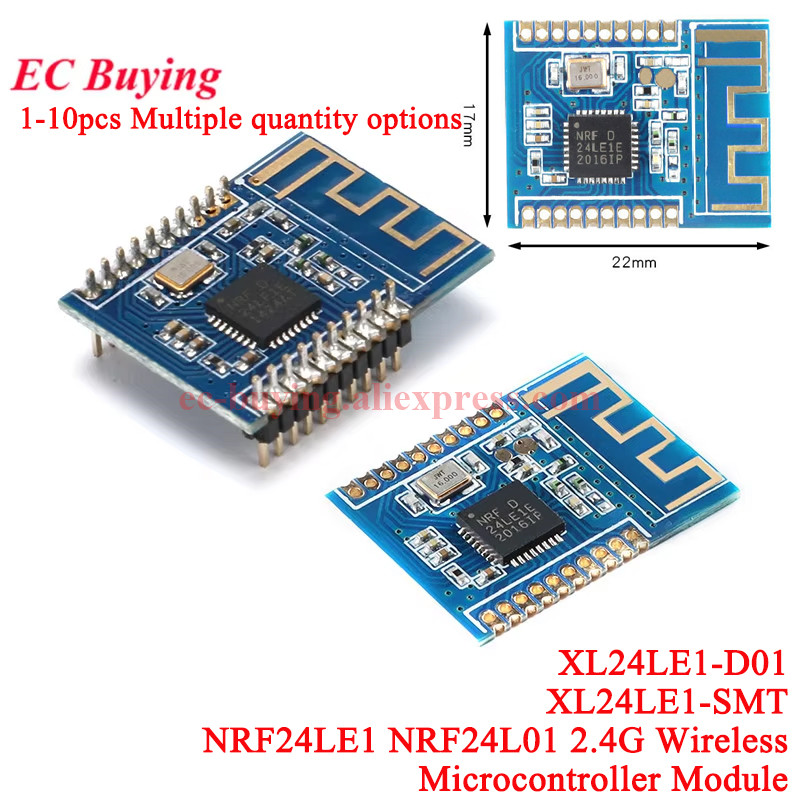Nrf24L01 - 1-10Pc NRF24LE1 WiFi 無線通信モジュール NRF24L01 XL24LE1-D01