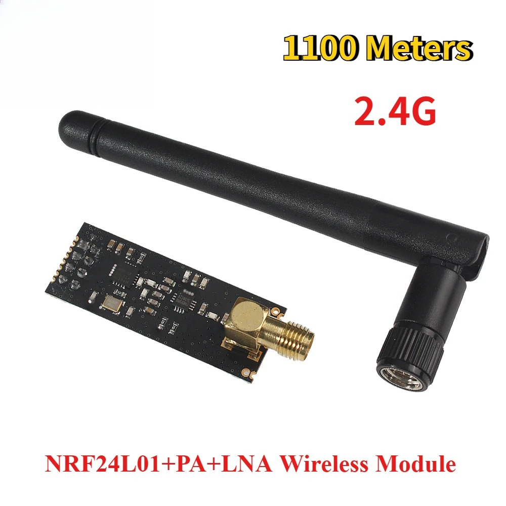 Nrf24L01 - 1 キット NRF24L01 ワイヤレスモジュール +PA+LNA 2.4G
