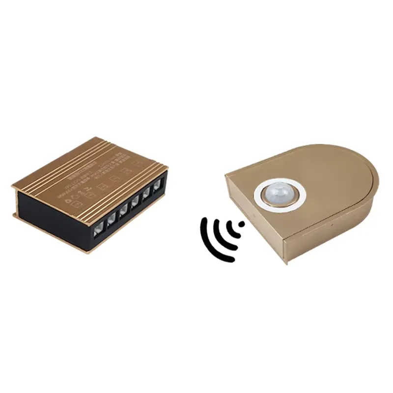 Pir Motion Sensor - DC12V/24v ワイヤレスキャビネットワードローブ発光ダイオードライトバー自動オン/オフ PIR モーションセンサーワイヤレス