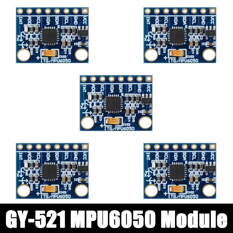 Mpu6050 - 1/5/10 個 GY-521 MPU6050 3 軸アナログジャイロスコープセンサー加速度計モジュール