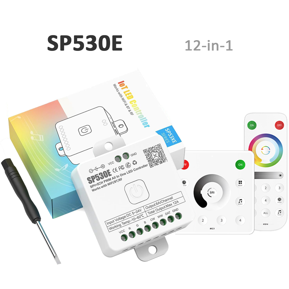 Ws2812B Strip 5V - SP530E Wifi Bluetooth LEDコントローラー RF 5V