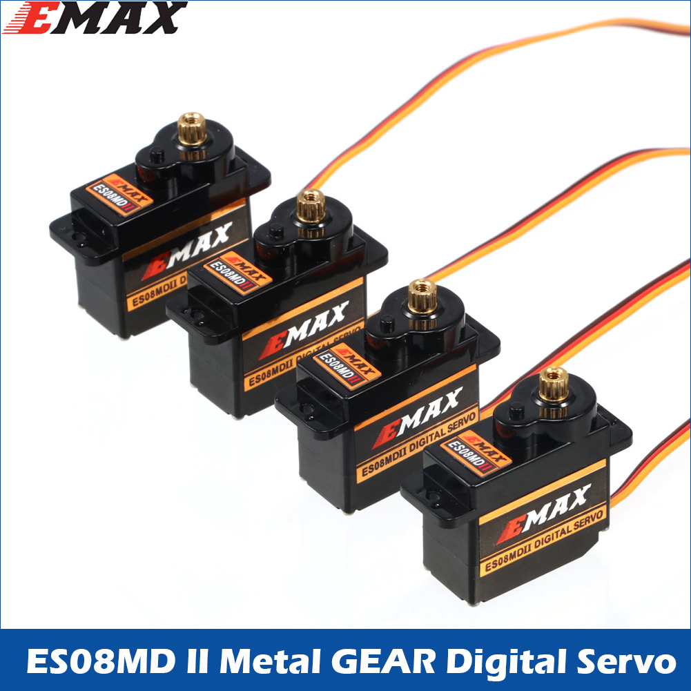 Servo Sg90 - 2/4/10 個 EMAX ES08MD II メタルギアデジタルサーボアップ