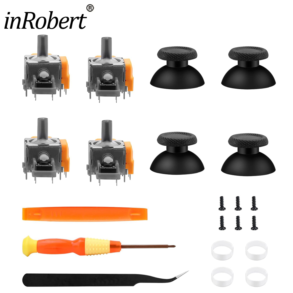 Joystick Module - inRobert 4個入り ホール効果 3D アナログセンサー ジョイスティックモジュール