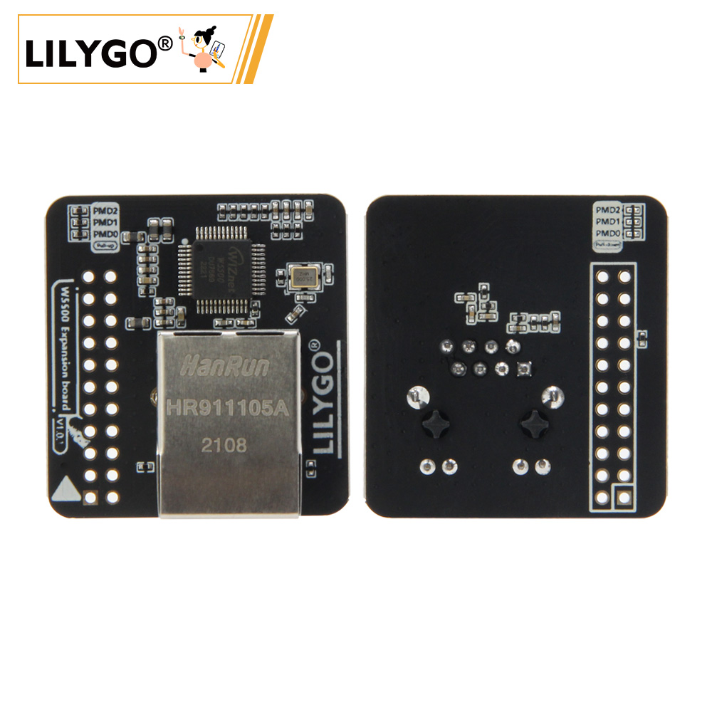 Ethernet W5500 - LILYGO® T-Relay-W5500 リレー4ウェイまたは8ウェイ開発ボードに使用される イーサネットシールド
