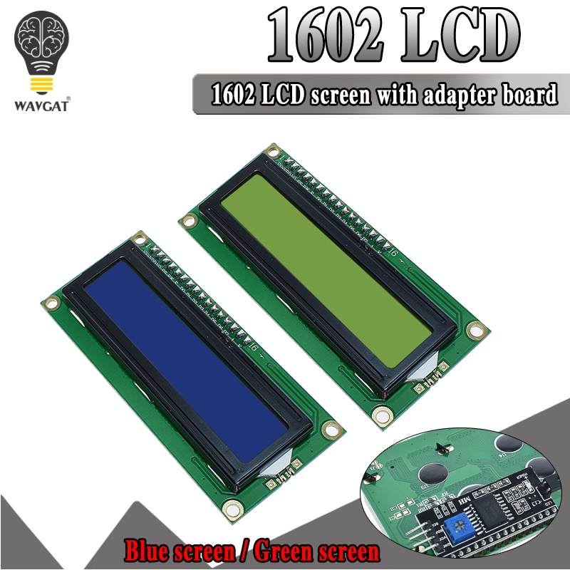 Lcd 1602 - LCD1602 LCDモジュール ブルースクリーン IIC/I2C 1602 Arduino用