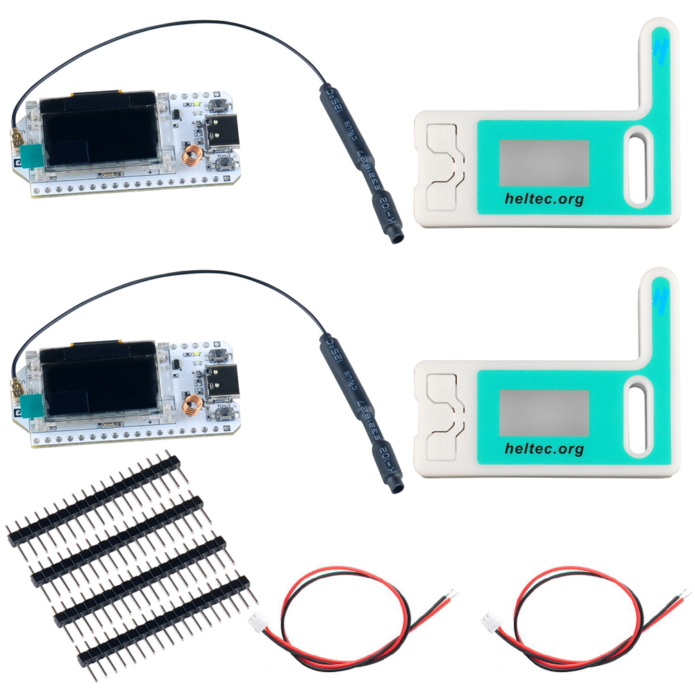 Oled Display 0.96 - Lora v3開発ボードキット,2セット,esp32,868mhz-915mhz,sx1262,0.96インチoledディスプレイ,bt,wifi,arduino用loraキット,iOS,スマートホーム