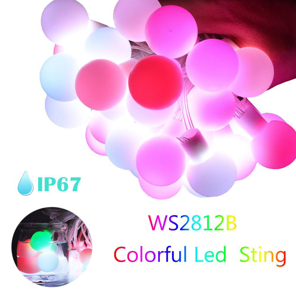WS2812b LED ラウンドボールストリングライト個別に - Ws2812B Strip 5V のレビューと価格