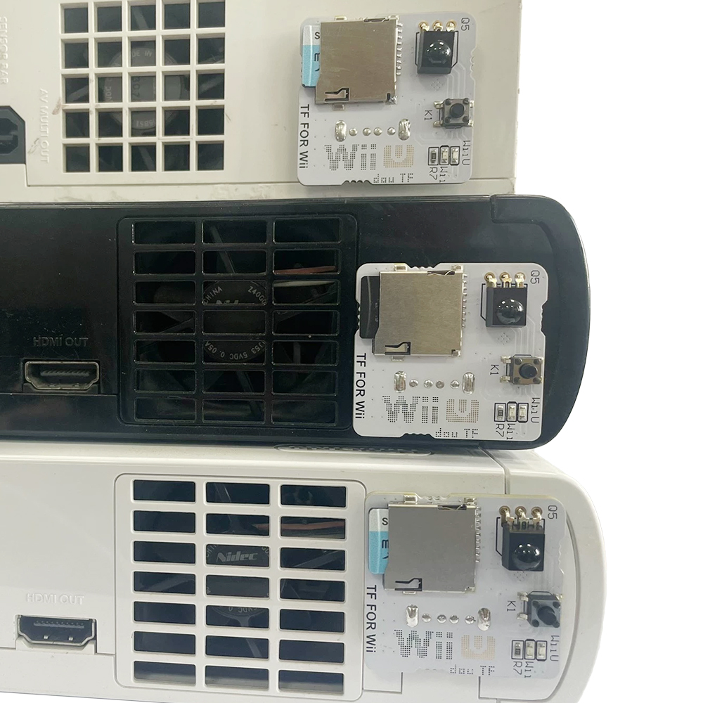 Wii UとWiiビデオコンソール用の2つのSDカードスロッ - Sd Card Module のレビューと価格