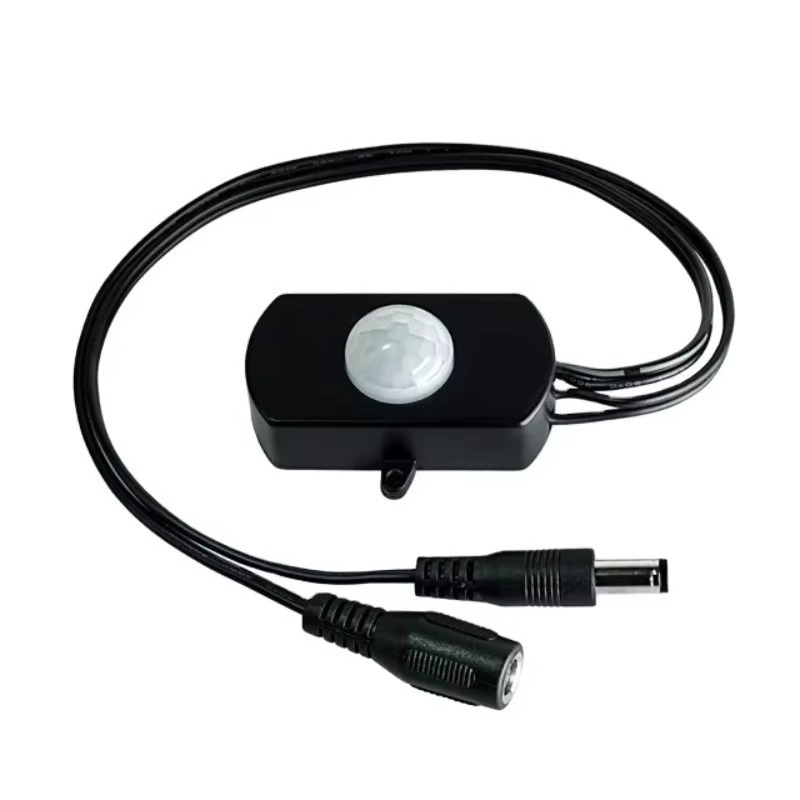 黒色のPIRモーションセンサー付きタイマー付きスイッチ、12 - Pir Motion Sensor のレビューと価格