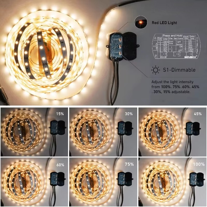 黒色のPIRモーションセンサー付きタイマー付きスイッチ、12 - Pir Motion Sensor のレビューと価格