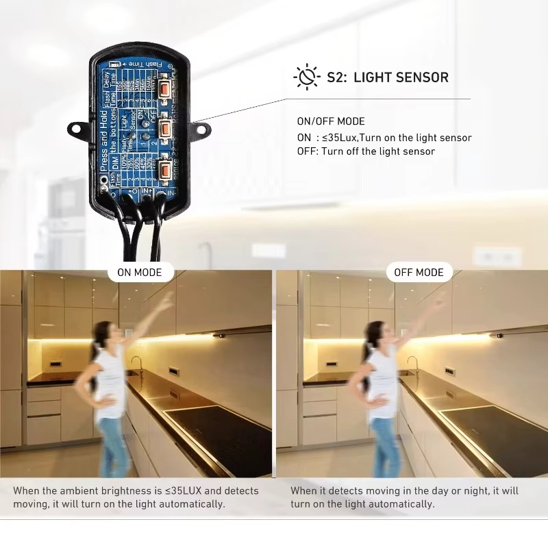 黒色のPIRモーションセンサー付きタイマー付きスイッチ、12 - Pir Motion Sensor のレビューと価格