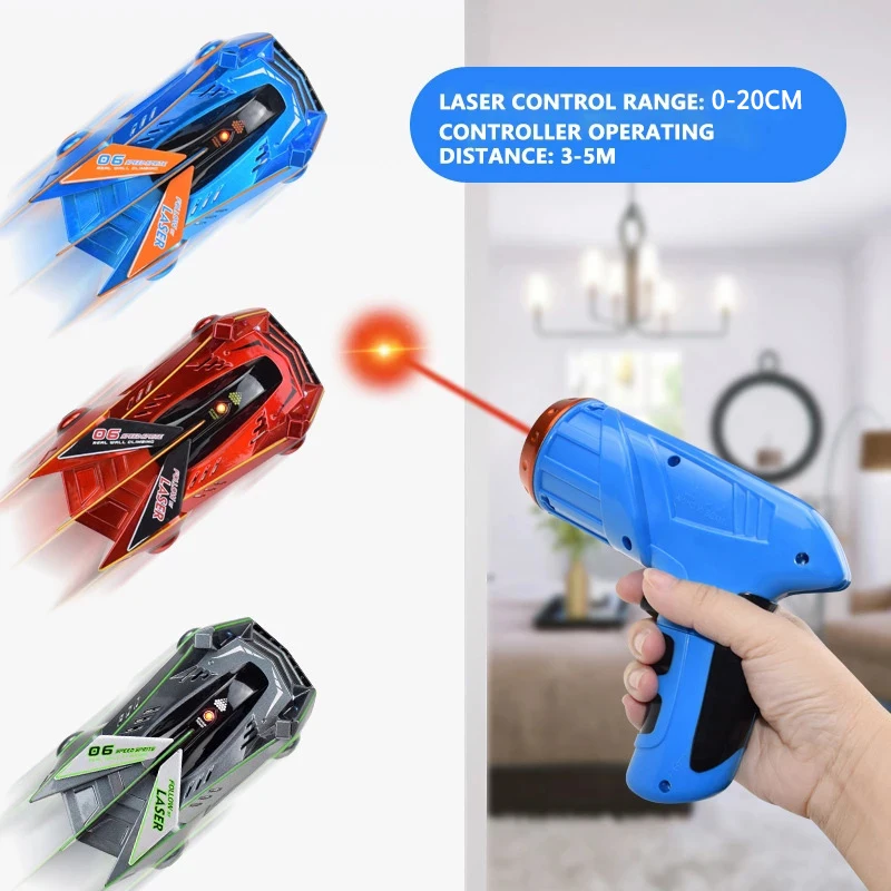 RCカー赤外線レーザースタント追跡壁天井クライミングライトリ - Ir Remote Module のレビューと価格