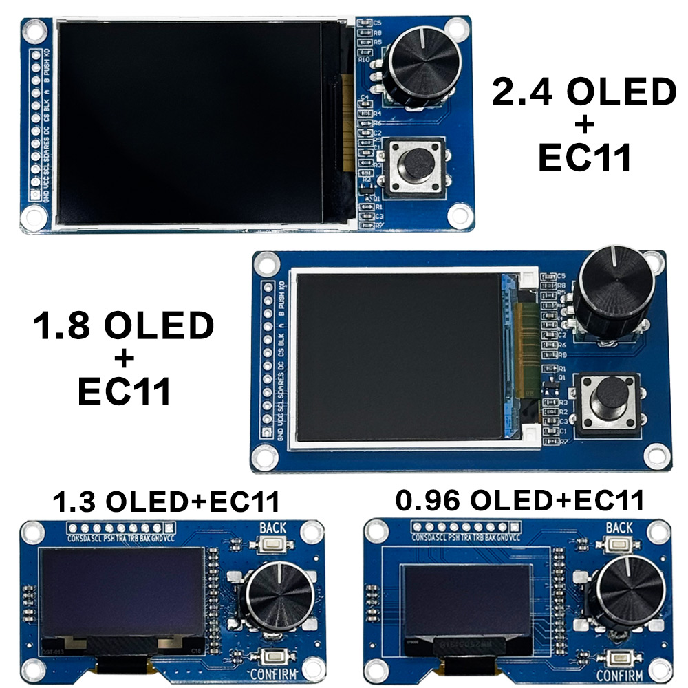 TFT OLEDモジュールEC11、ロータリーエンコーダー付 - Ssd1306 のレビューと価格