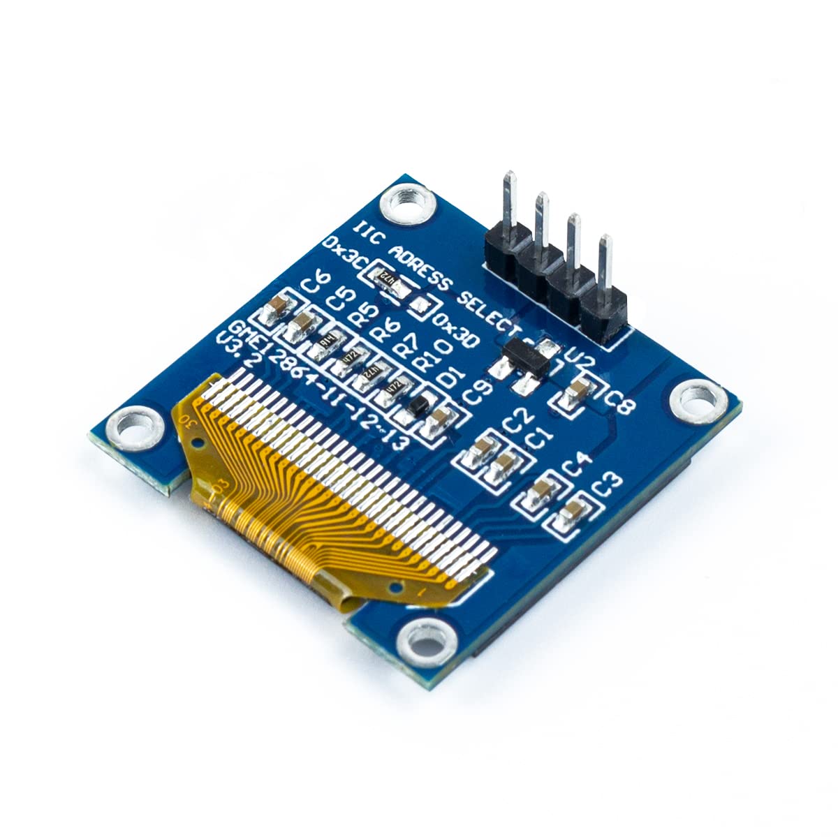 0.96 インチ OLED I2C IIC ディスプレイモジ - Ssd1306 のレビューと価格
