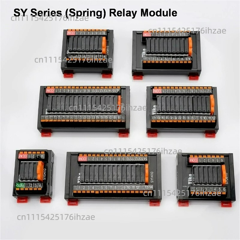 SK/SYシリーズリレーモジュールPLCアンプDINレールボ - Relay Module 4 Channel のレビューと価格