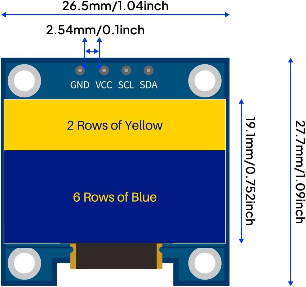 3 個の 0.96 インチ OLED ディスプレイ画面モジュ - Ssd1306 のレビューと価格