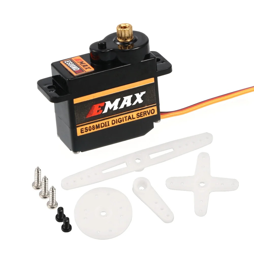 EMAX ES08MDII ES08MD II メタルギアデ - Servo Sg90 のレビューと価格