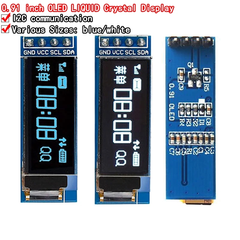 OLEDI2Cインターフェースを備えた青/白ライトディスプレ - Ssd1306 のレビューと価格
