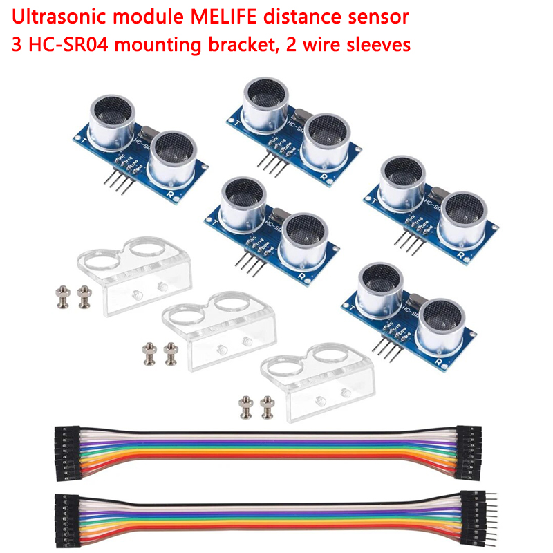 5 つの超音波モジュール、MELIFE 距離センサー、3 つ - Ultrasonic Sensor Hc-Sr04 のレビューと価格