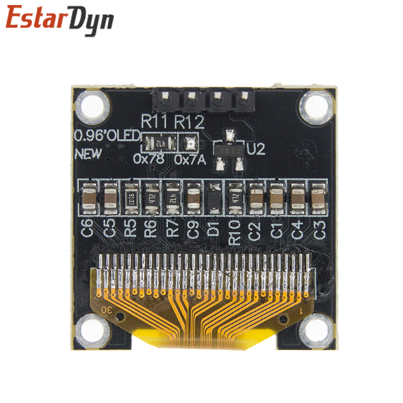 0.96 インチ IIC SPI シリアル 7/4 ピン白/ - Ssd1306 のレビューと価格