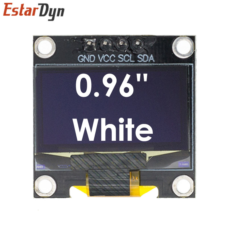 0.96 インチ IIC SPI シリアル 7/4 ピン白/ - Ssd1306 のレビューと価格
