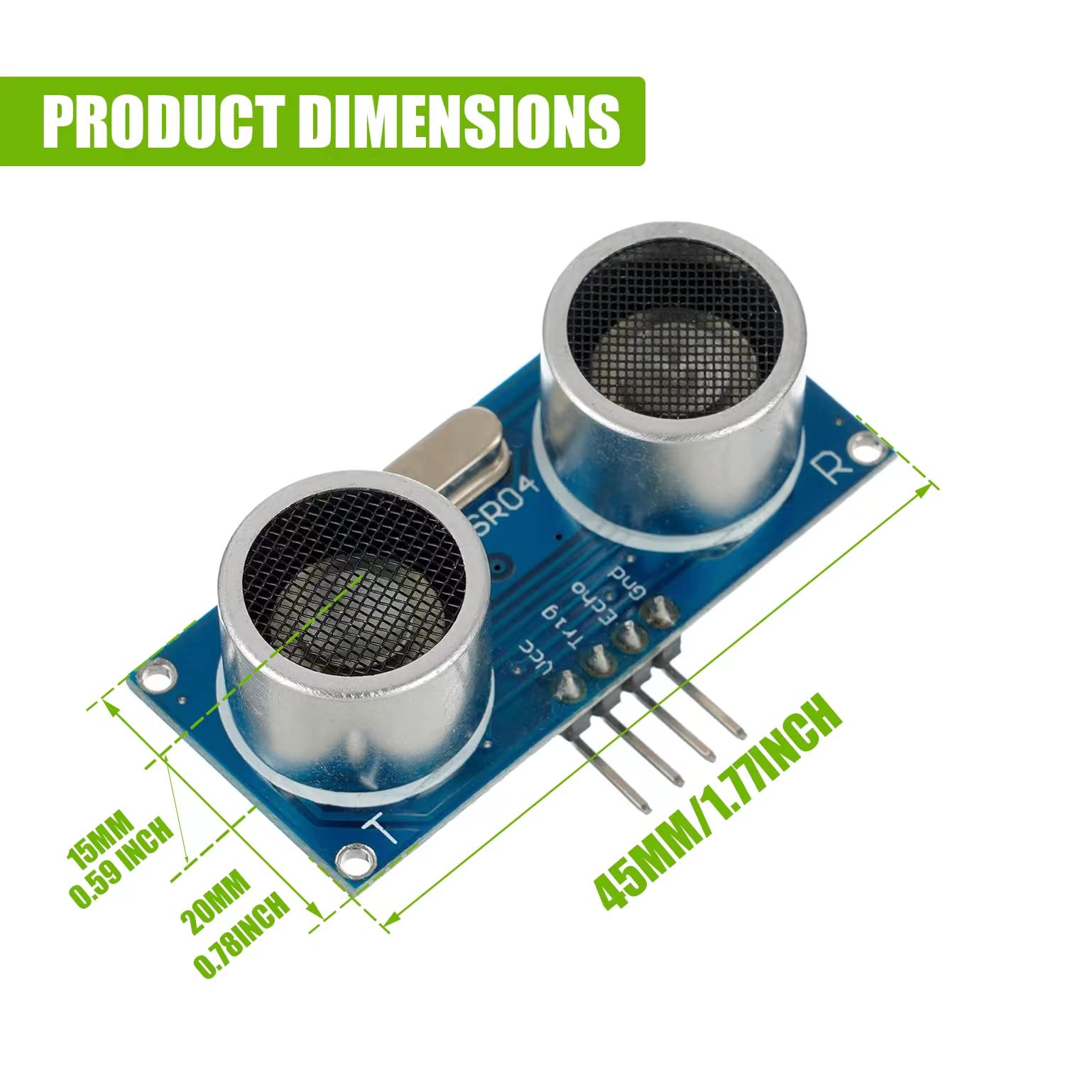 10 個 HC-SR04 超音波センサー距離モジュール Ar - Ultrasonic Sensor Hc-Sr04 のレビューと価格