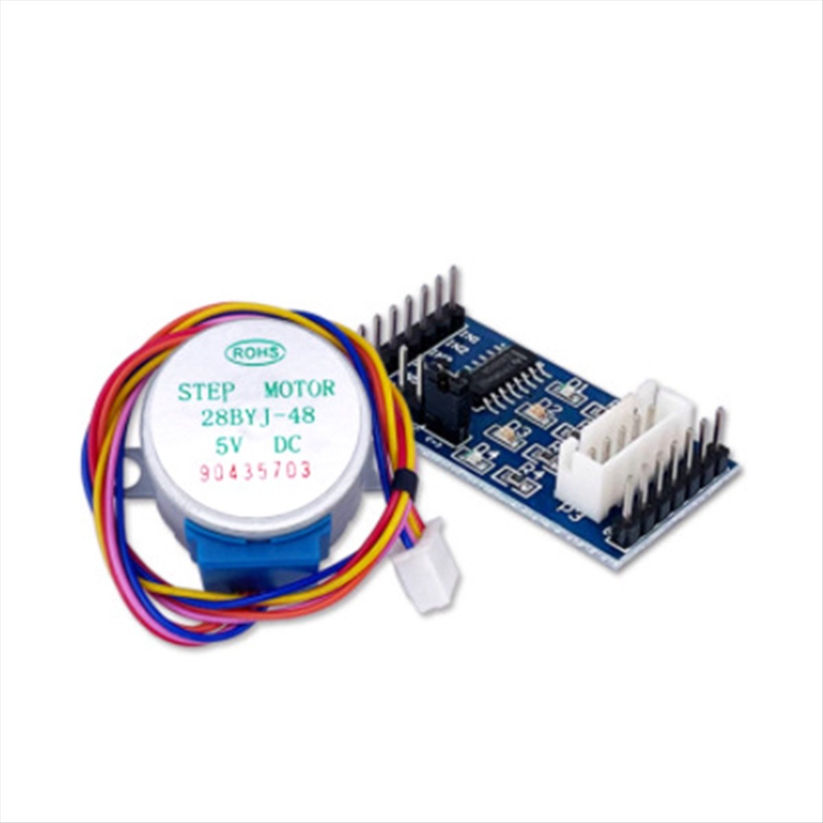 【モーター部品】28BYJ-48 ギアードステッピングモータ - Stepper Motor 28Byj のレビューと価格