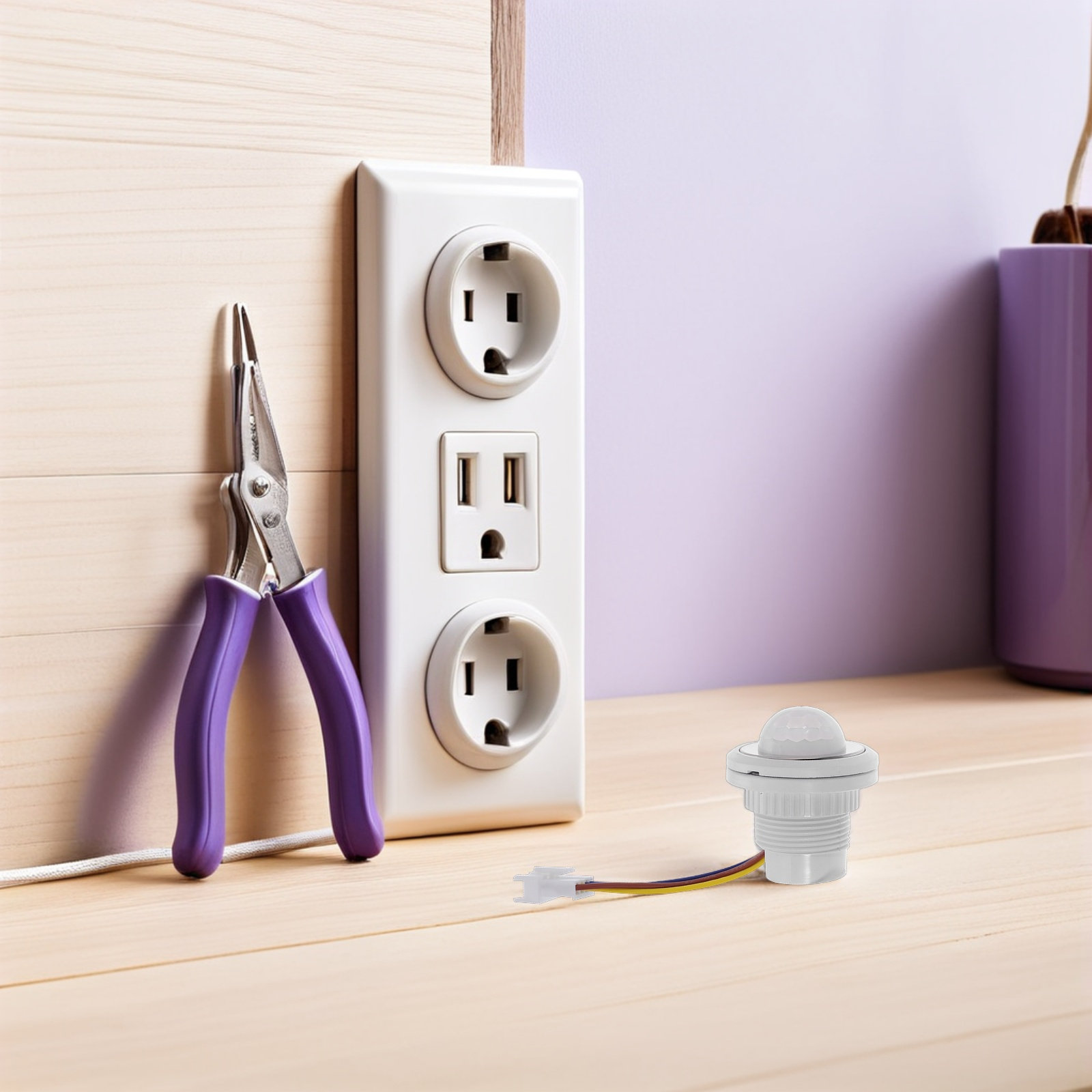 モーションセンサー付き照明スイッチ、赤外線PIRコントローラ - Pir Motion Sensor のレビューと価格