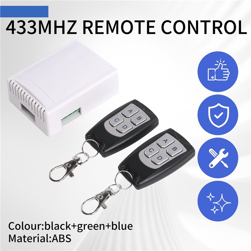 BHTS製、汎用ワイヤレスリモコンスイッチ、DC12V、4チ - Relay Module 4 Channel のレビューと価格