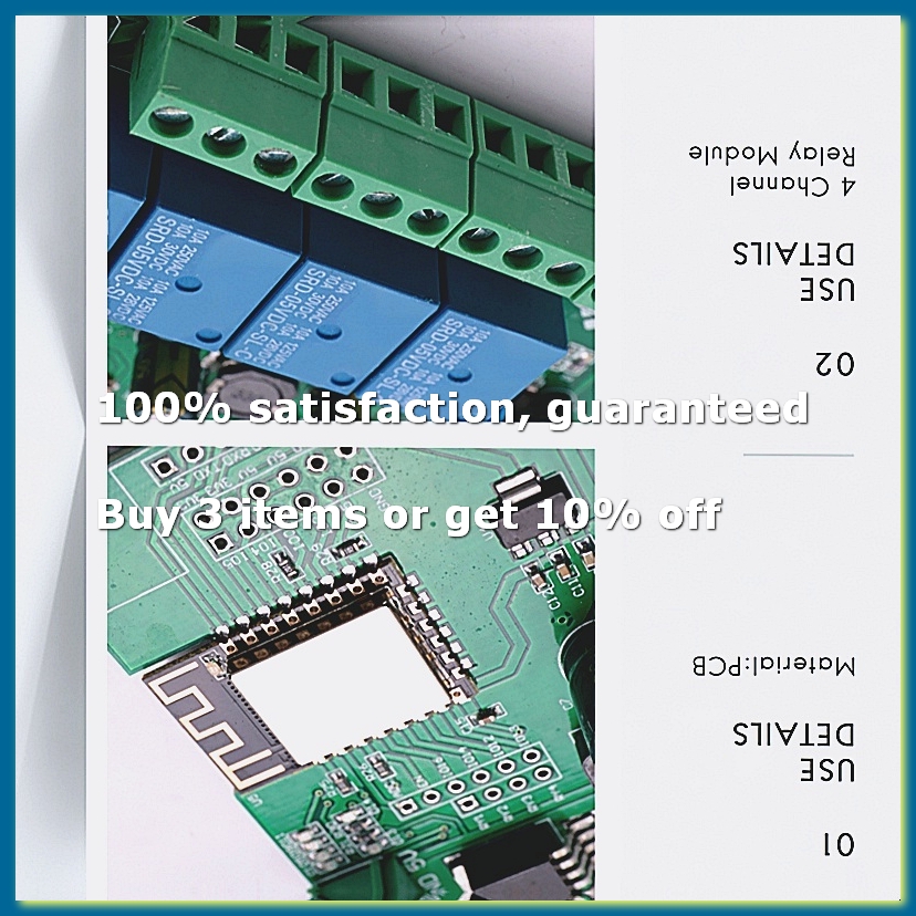 ESP8266 ワイヤレス WIFI 4 チャンネルリレーモ - Relay Module 4 Channel のレビューと価格
