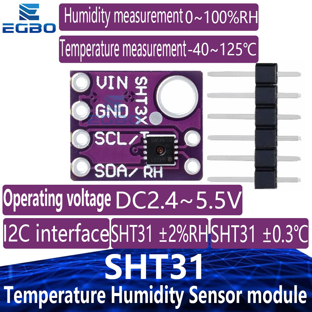 1 個の SHT31 温度 & SHT31-D 湿度センサー - Sht31 のレビューと価格