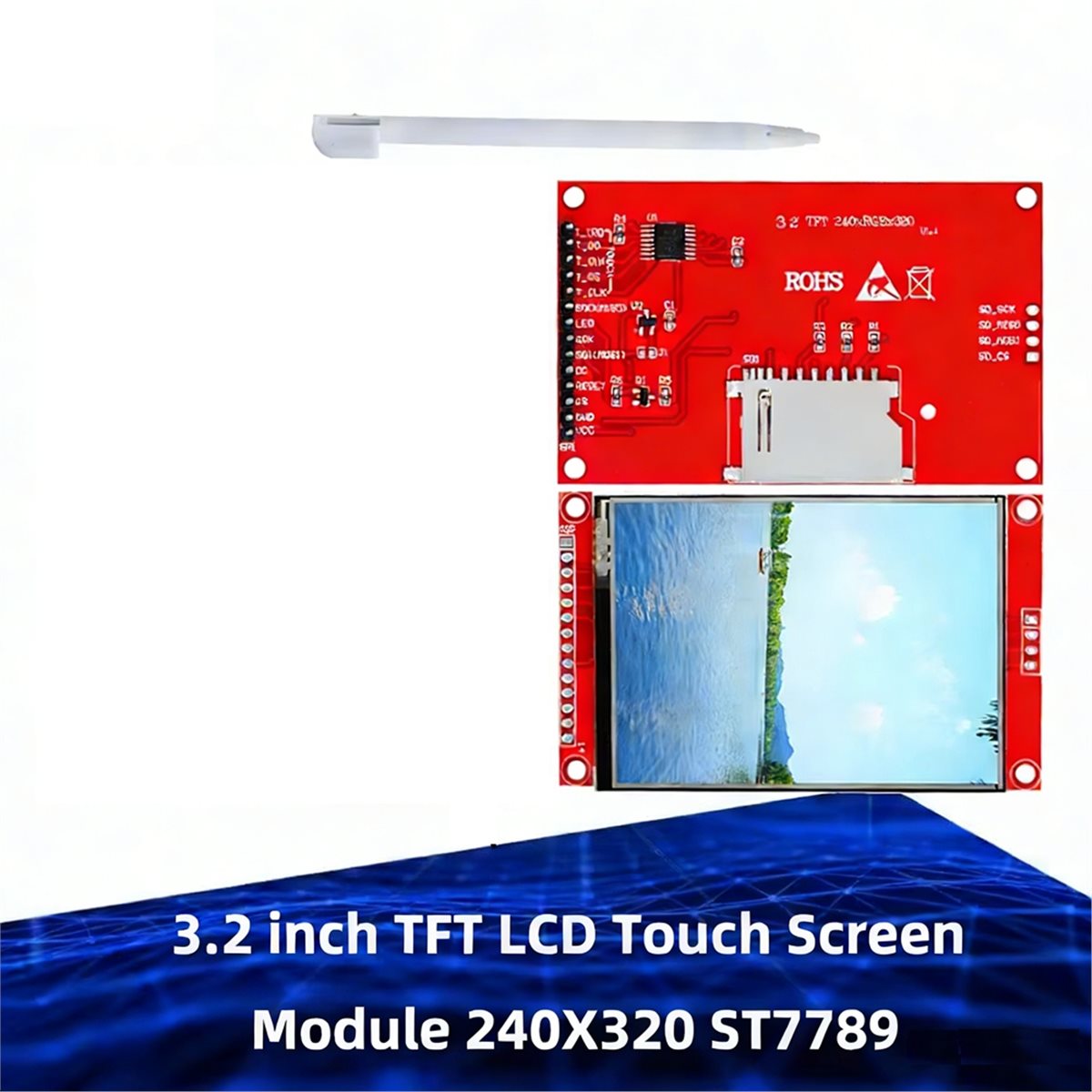 A10I 240x320 3.2インチ SPI TFT LC - Ili9341 のレビューと価格
