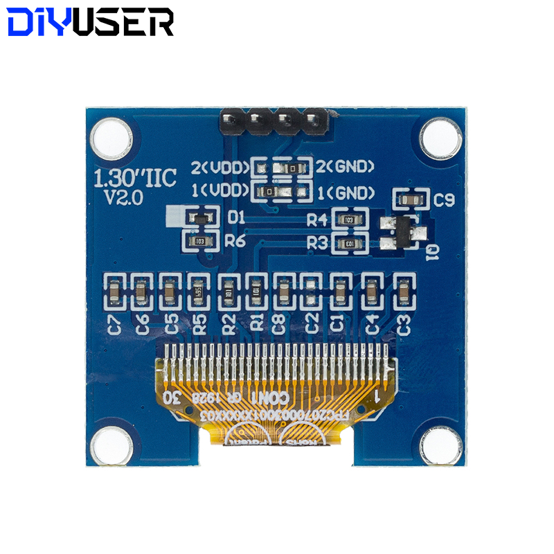 DIYUSER 1.3インチ IIC OLED ディスプレイ - Ssd1306 のレビューと価格