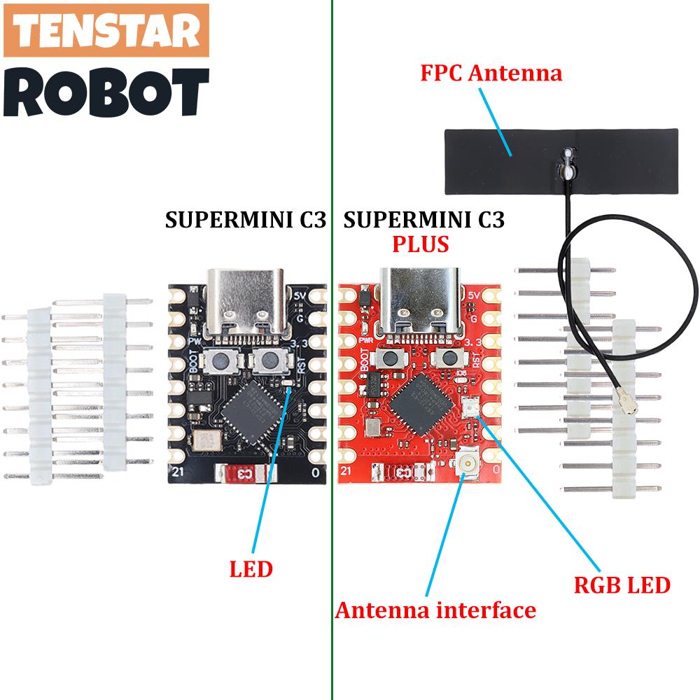 TENSTAR ESP32-C3 スーパーミニプラス開発ボー - Lora Rfm95 のレビューと価格
